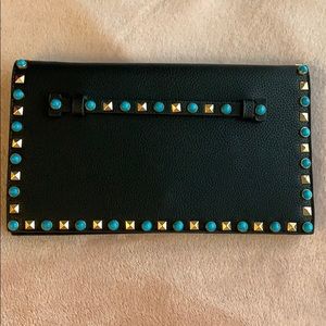 NWT Urban Expressions Studded black clutch